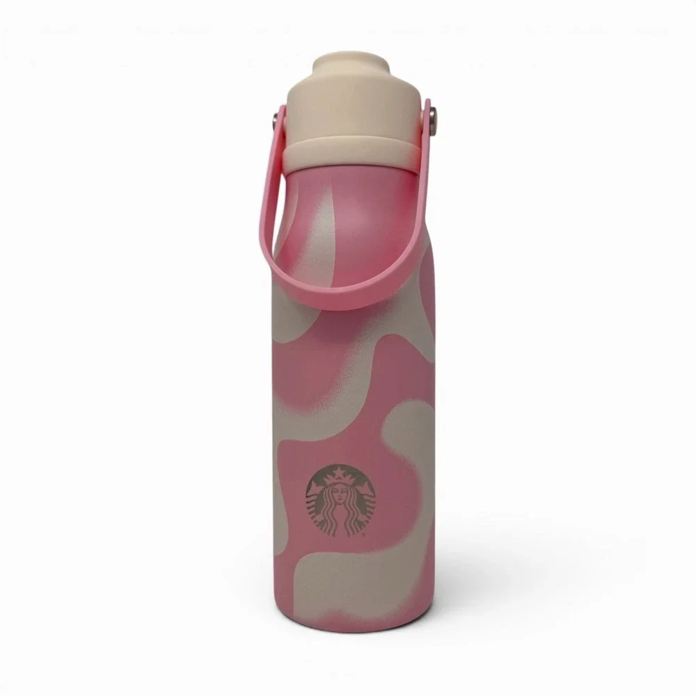 Starbucks Pink Drink 2026 Swirl Water Bottle 18oz Stainless Steel NWT